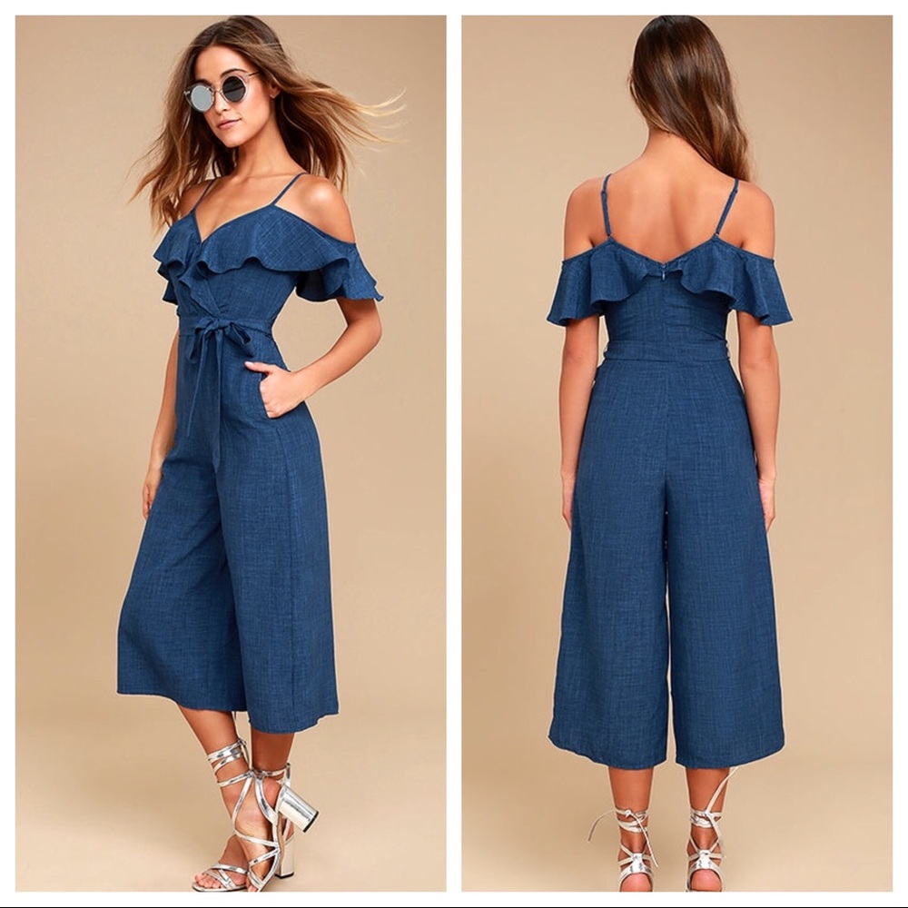 LULUS💋MIDI JUMPSUIT - Picture 1 of 8